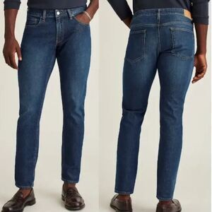 Bonobos Jeans Men 38X31 Blue All Season Cotton Blend Slim fit Stretch Jeans